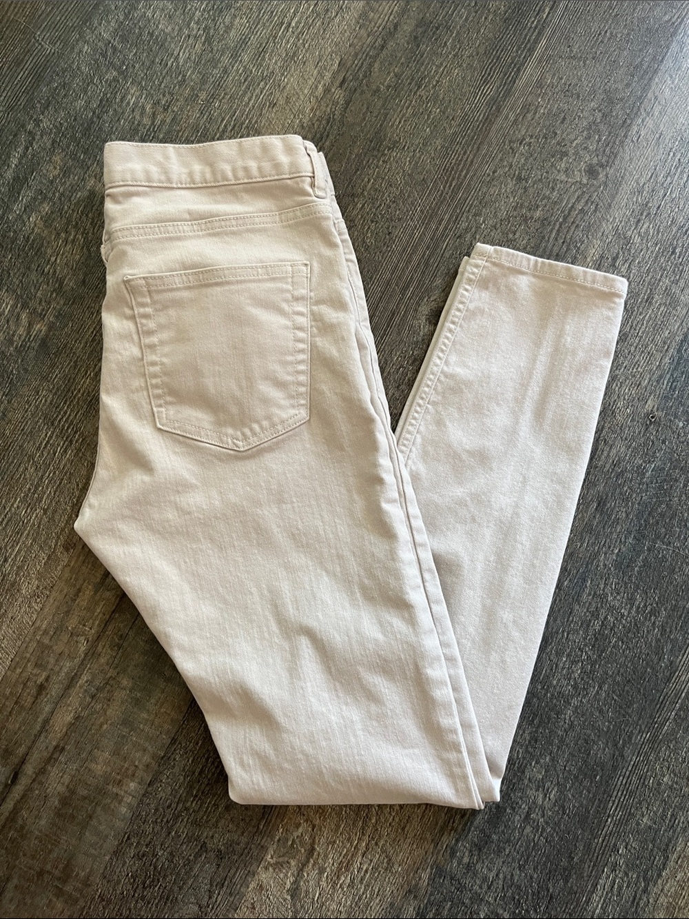 H&M Women's Skinny Jeans in Light Beige